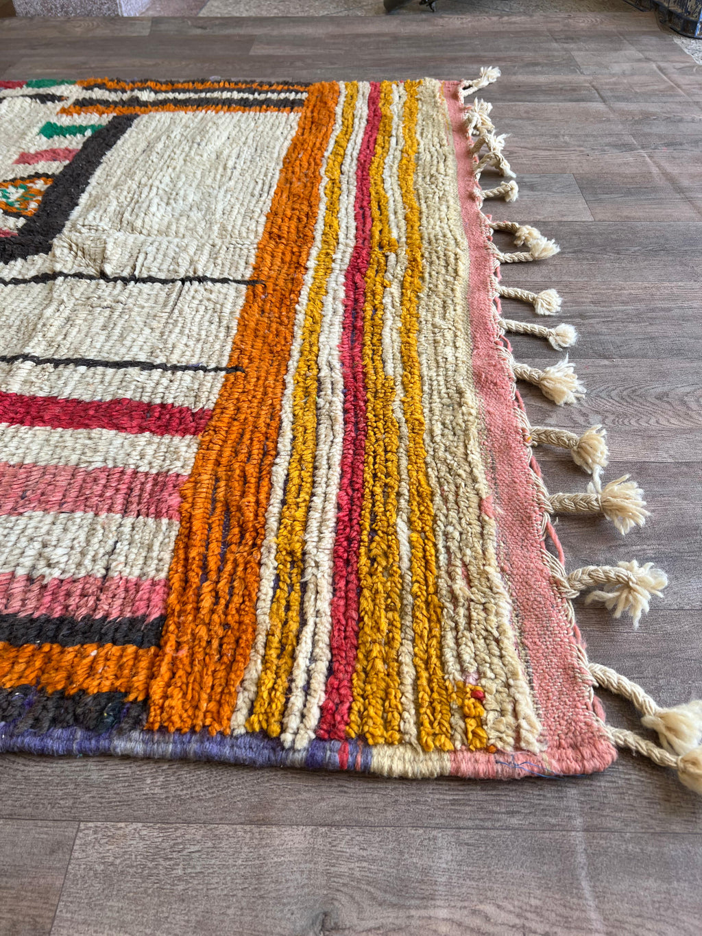 Handmade Moroccan Wool Rug .Kitchen Runner Rug,Gorgeous Beni Ourain Rug,Custom Moroccan Rug,Tribal berber Rug