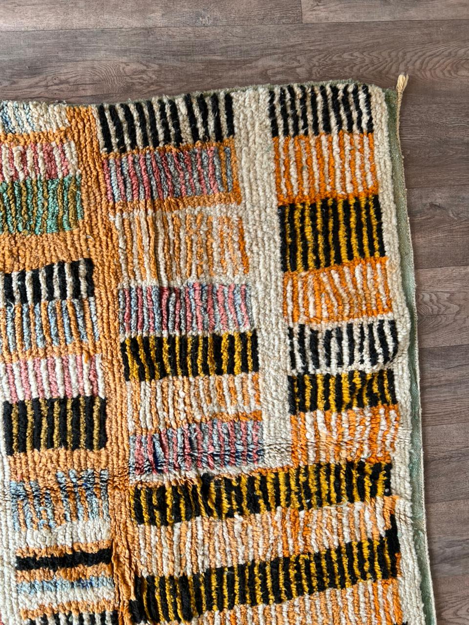 Handmade Moroccan Wool Rug .Kitchen Runner Rug,Gorgeous Beni Ourain Rug,Custom Moroccan Rug