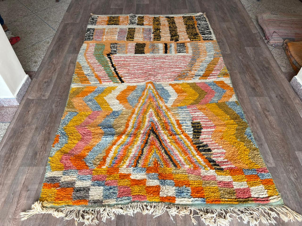 Handmade Moroccan Wool Rug .Kitchen Runner Rug,Gorgeous Beni Ourain Rug,Custom Moroccan Rug