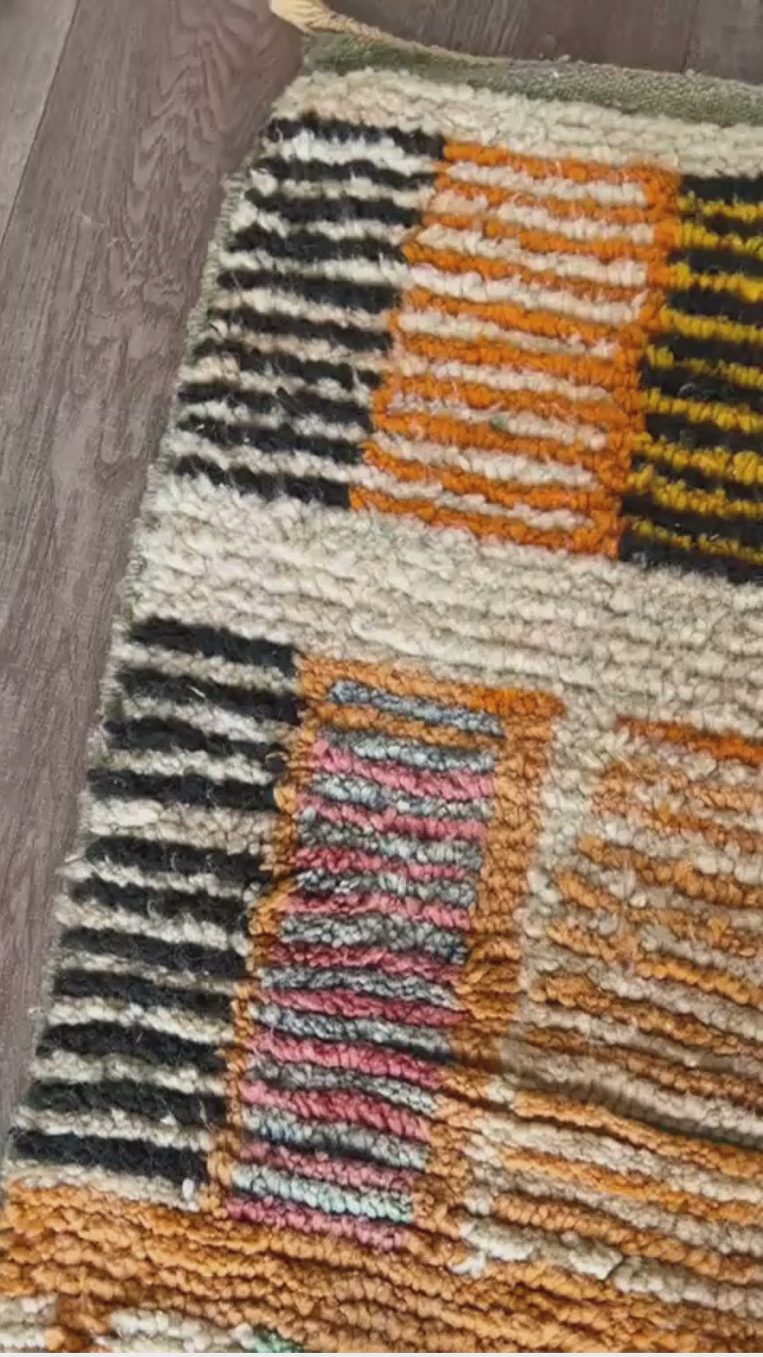 Handmade Moroccan Wool Rug .Kitchen Runner Rug,Gorgeous Beni Ourain Rug,Custom Moroccan Rug